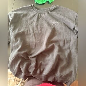 Black SMILE! Crewneck